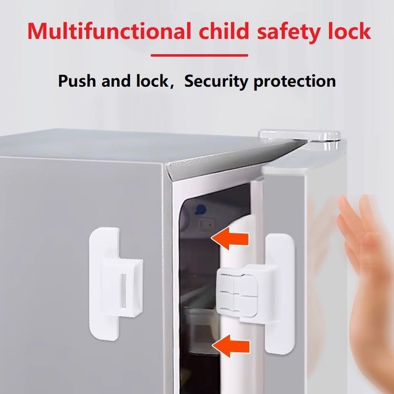 Refridgerator Door Lock Fridge Lock Multi-Purpose Child Safety Lock ...