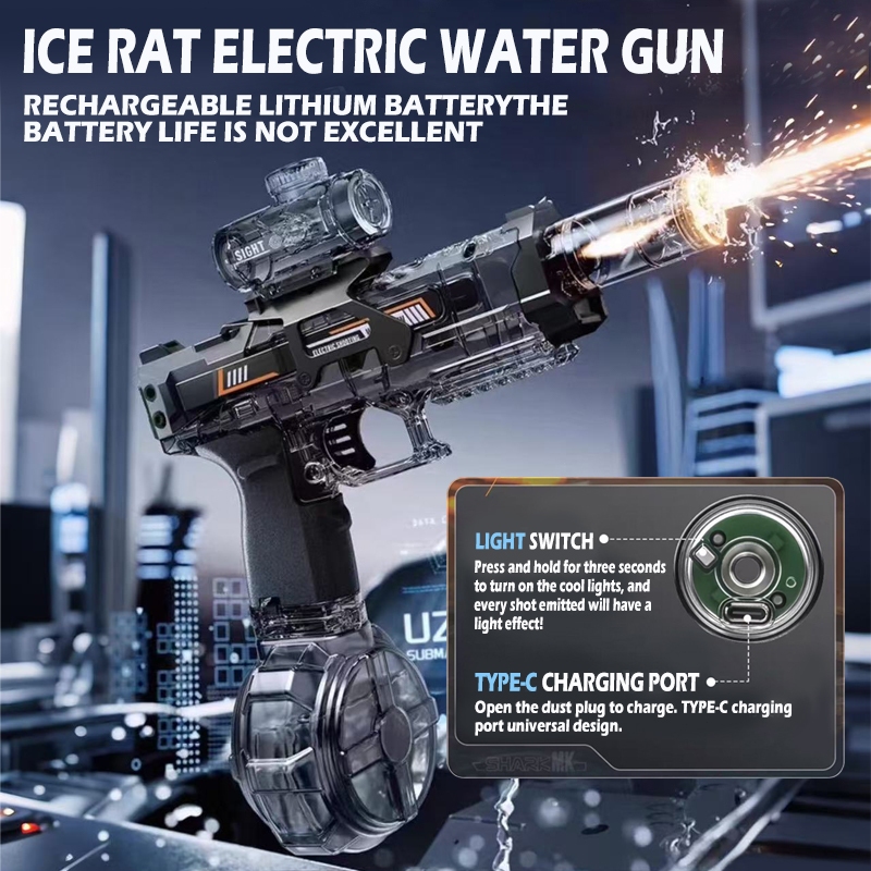 🔥soakNation ·Electric burst linkage back-loading children's water play ...