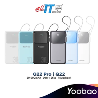 YooBao Q22 Pro | Q22 20000mAh Digital Display With Built in Cable PowerBank