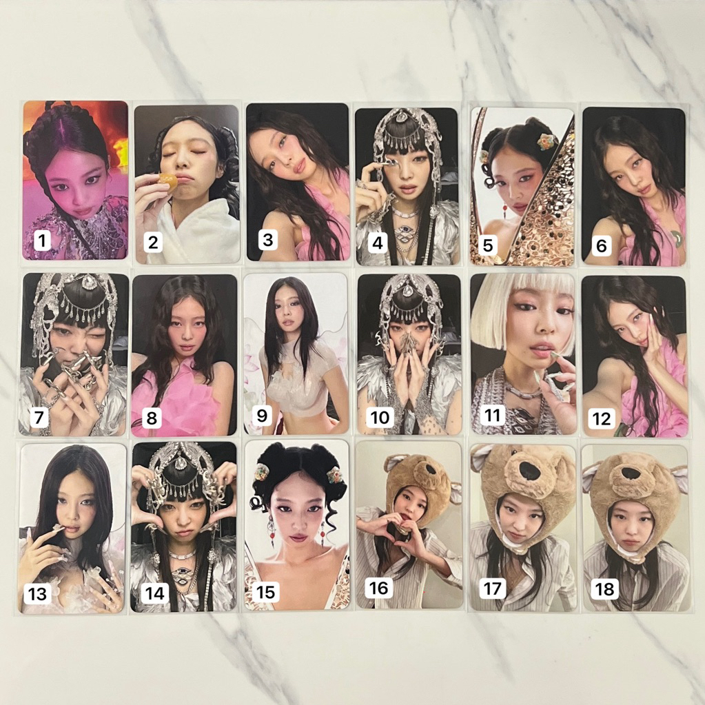 BLACKPINK JENNIE RUBY OFFICIAL PHOTOCARD POB PC | Shopee Malaysia