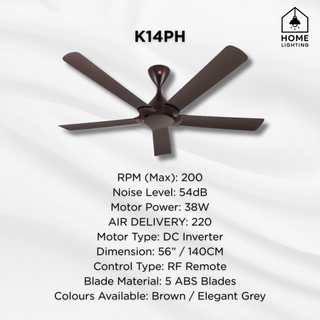 KDK 涼 RYOU Series Ceiling Fan K14PH 56