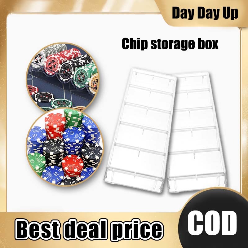 Berkualiti tinggi 100-piece chip box,Texas Hold'em poker transparent ...