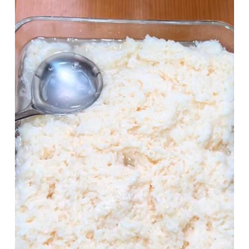 TAPAI PULUT PUTIH MANIS AIR MELIMPAH TAPE KETAN PUTIH FERMENTED GLUTEN ...