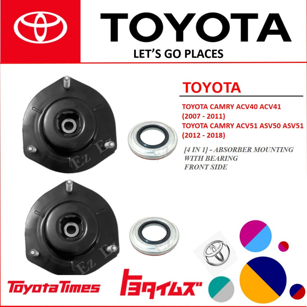 FRONT ABSORBER MOUNTING WITH STRUT BEARING TOYOTA CAMRY ACV40 ACV41 ...