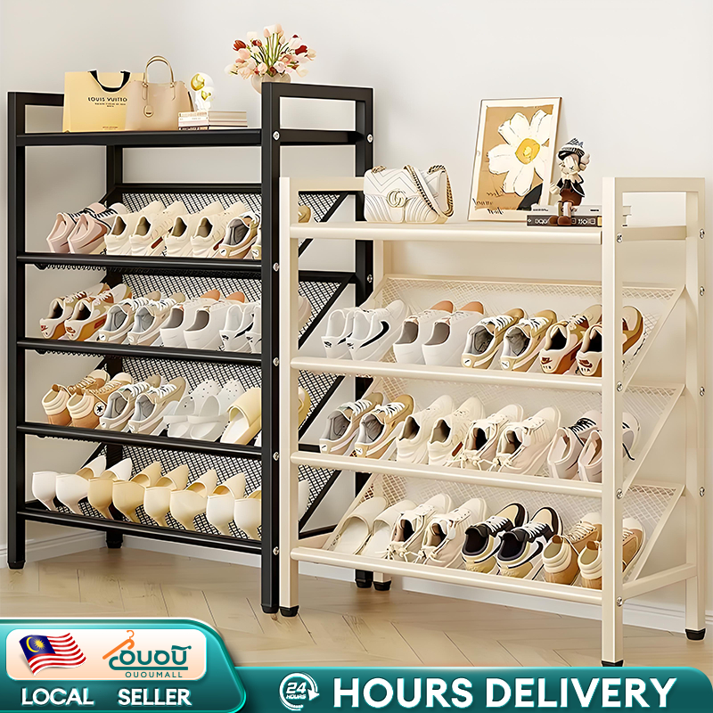 STOCK Stainless Shoe Rack Shoe Shelf Indoor Outdoor Storage Organizer ...