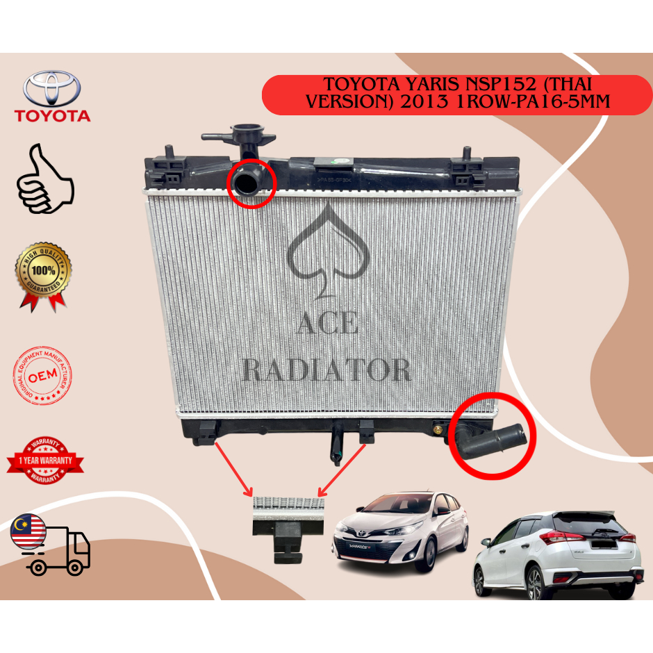 TOYOTA YARIS NSP152 (THAI VERSION) (IMPORT THAILAND) 2013 CVT OEM ...