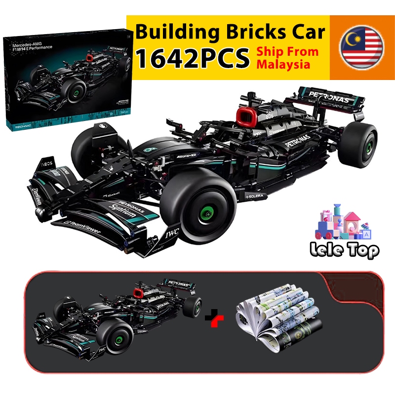 LELE TOP 18 MercedesAMG F1 W14 E Building Block Car Compatible with