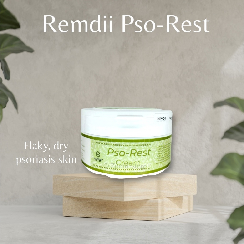 Remdii Pso-Rest Cream Psoriasis Flaky Dry Scaly Skin Plant Based ...
