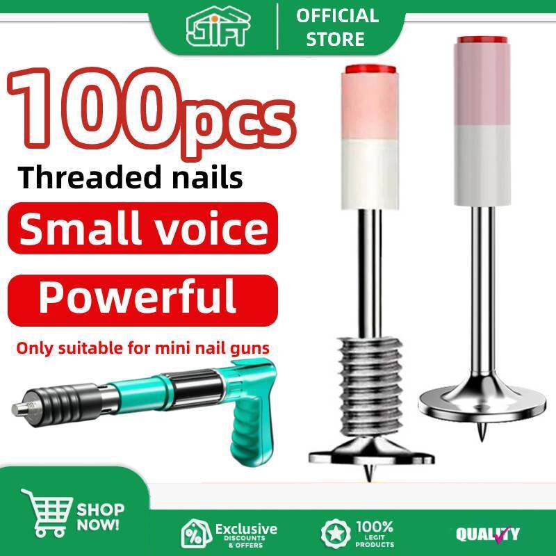 【Free Nut】GIFT Nail Gun Ceiling Artifact Rivet Nail Fastener Threaded ...