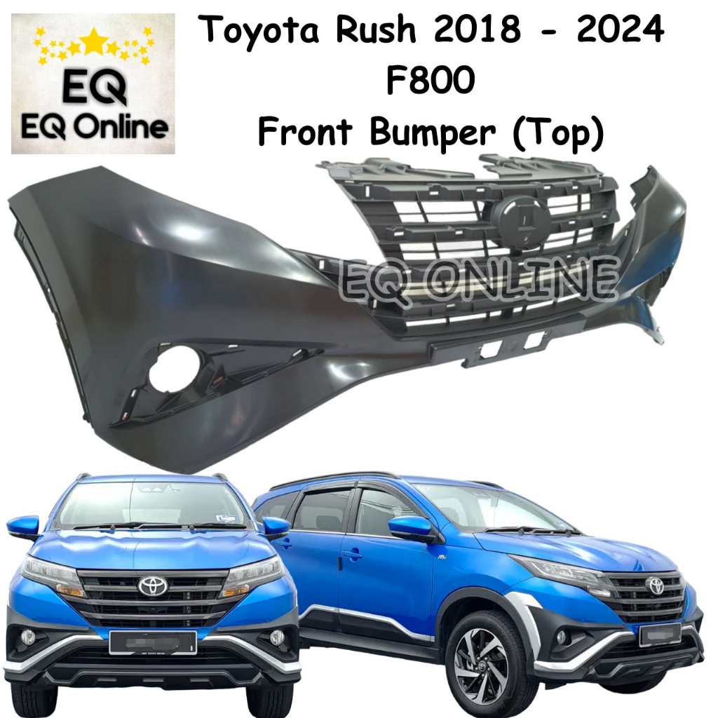 Toyota Rush F800 2018 - 2024 Front Top Bumper Malaysia (BUMPER DEPAN ...