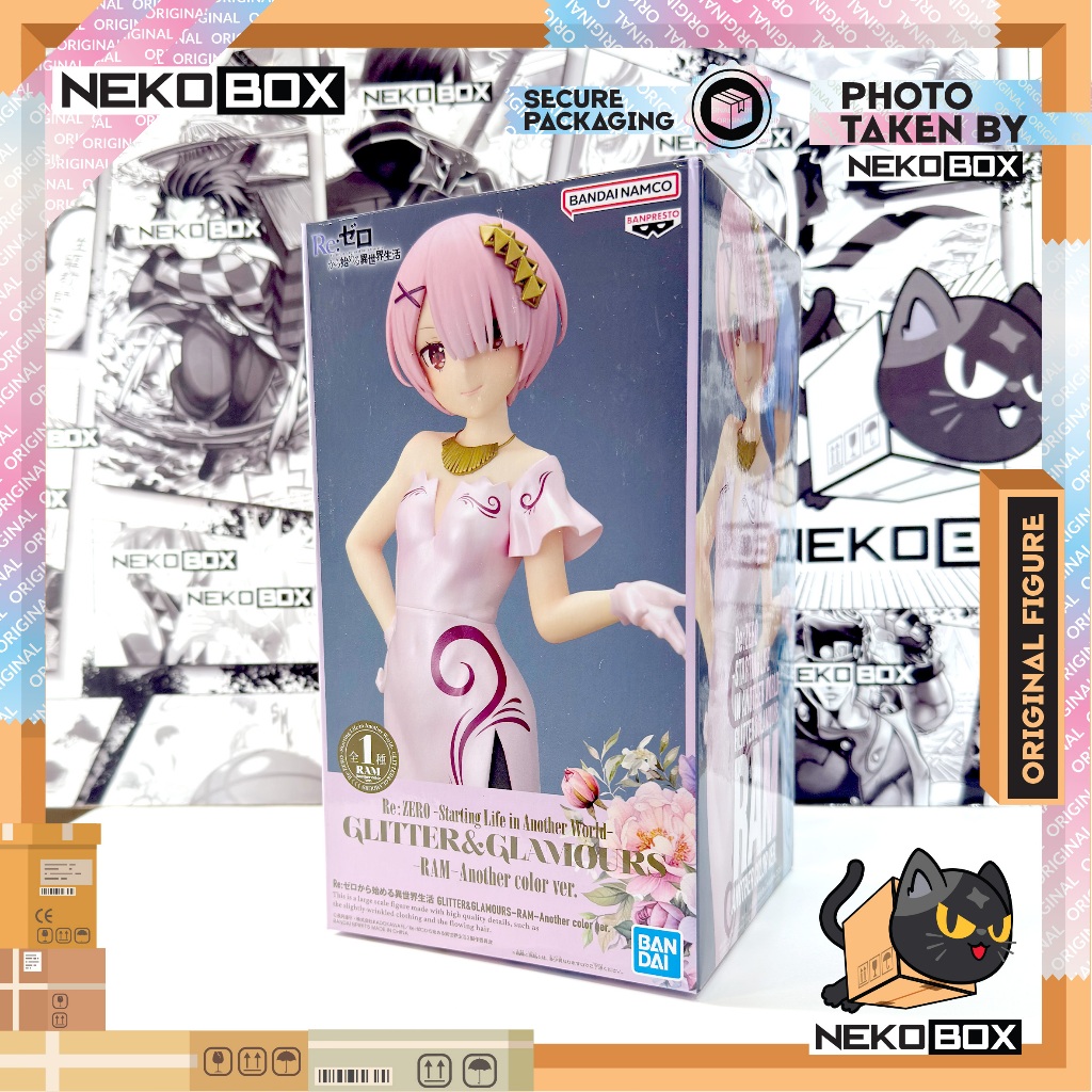 Figurine Re:Zero – Ram Glitter & Glamours Another Color Ver. – Banpresto 2024 Neuve