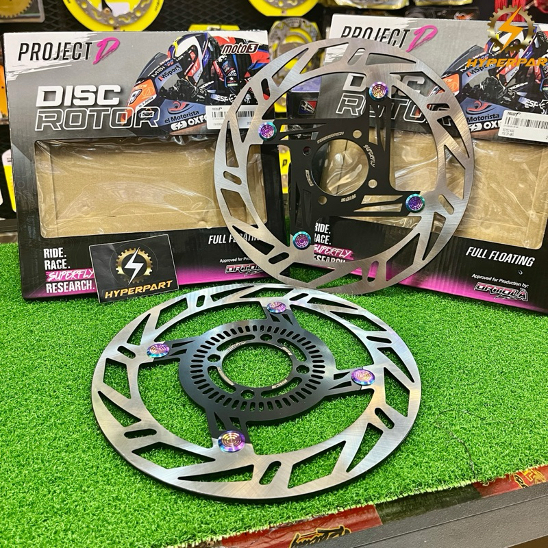SUPERFLY FLOATING DISC PLATE DEPAN 245MM 256MM 267MM Y15ZR Y16ZR LC135 ...