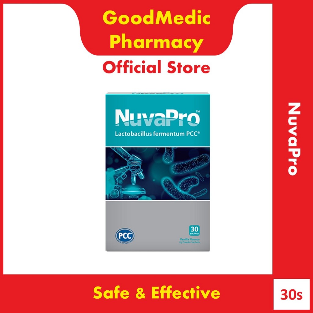 NuvaPro Lactobacillus Fermentum PCC Probiotic Powder Sachet 2g (30s ...