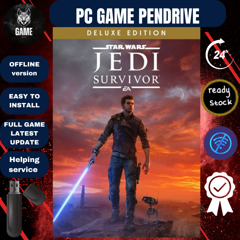 [ PC Game ] STAR WARS Jedi Survivor Deluxe Edition - Offline [ Pendrive ...