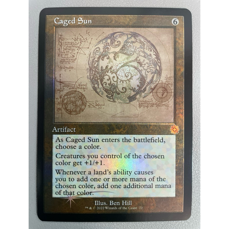 Magic The Gathering - Caged Sun (Sole Ingabbiato) - Carta Rara Da New Phyrexia (NPH)