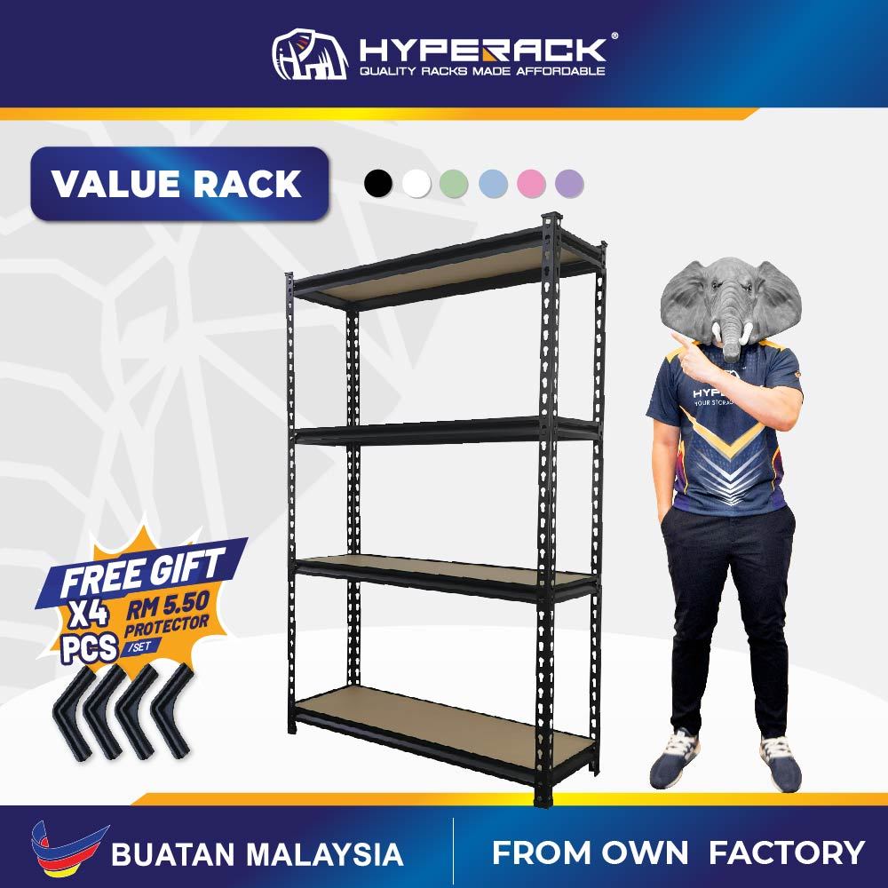 🔥HYPERACK ™️ [Ready Stock] Value Rack Boltless Rack Kitchen Shelf Rack ...