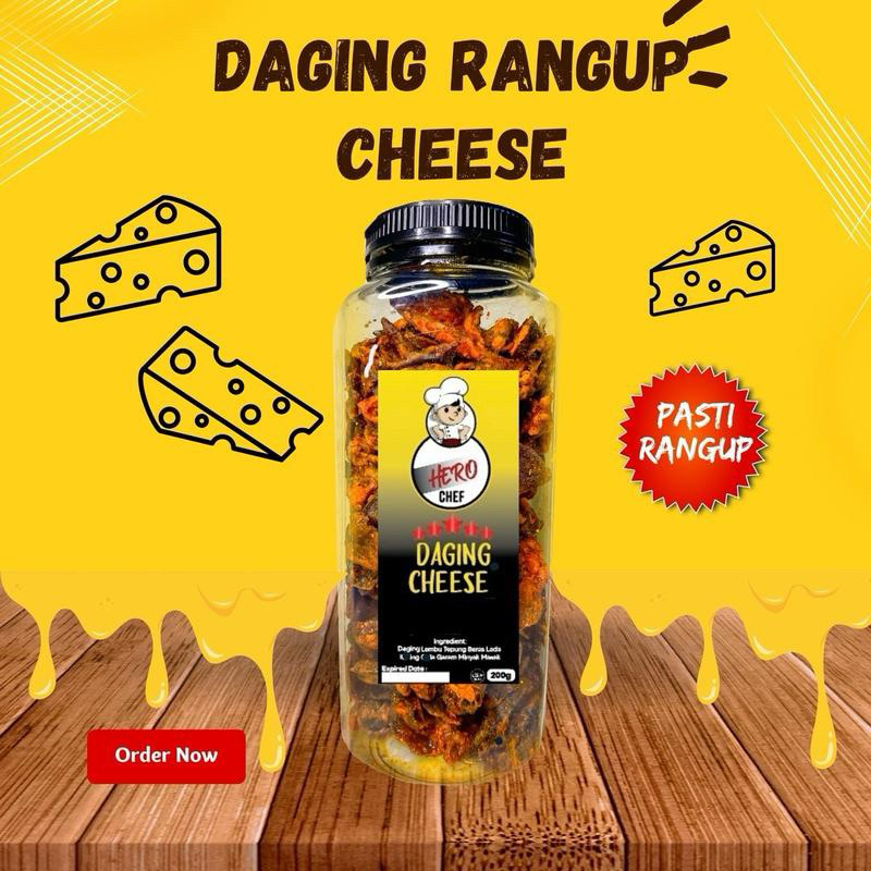 Daging Rangup Hero Chef - Original, Cheese, Kari (200g) | Shopee Malaysia