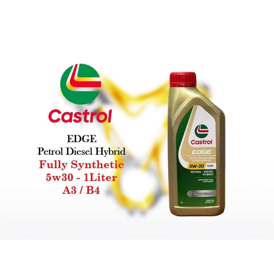 Castrol 5w30 1L Edge Professional APISP Fully Synthetic Engine Oil