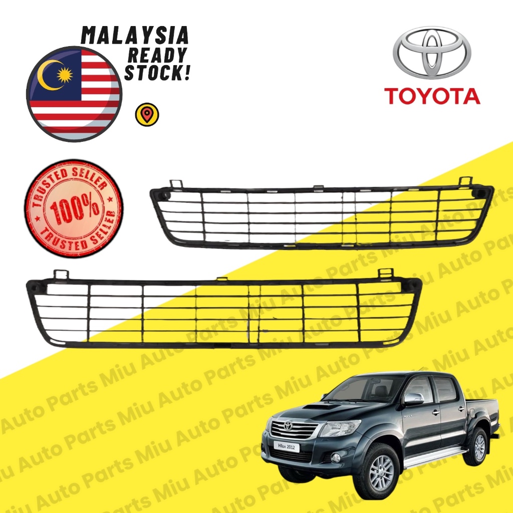 TOYOTA HILUX VIGO KUN26 FRONT BUMBER LOWER GRILLE | Shopee Malaysia