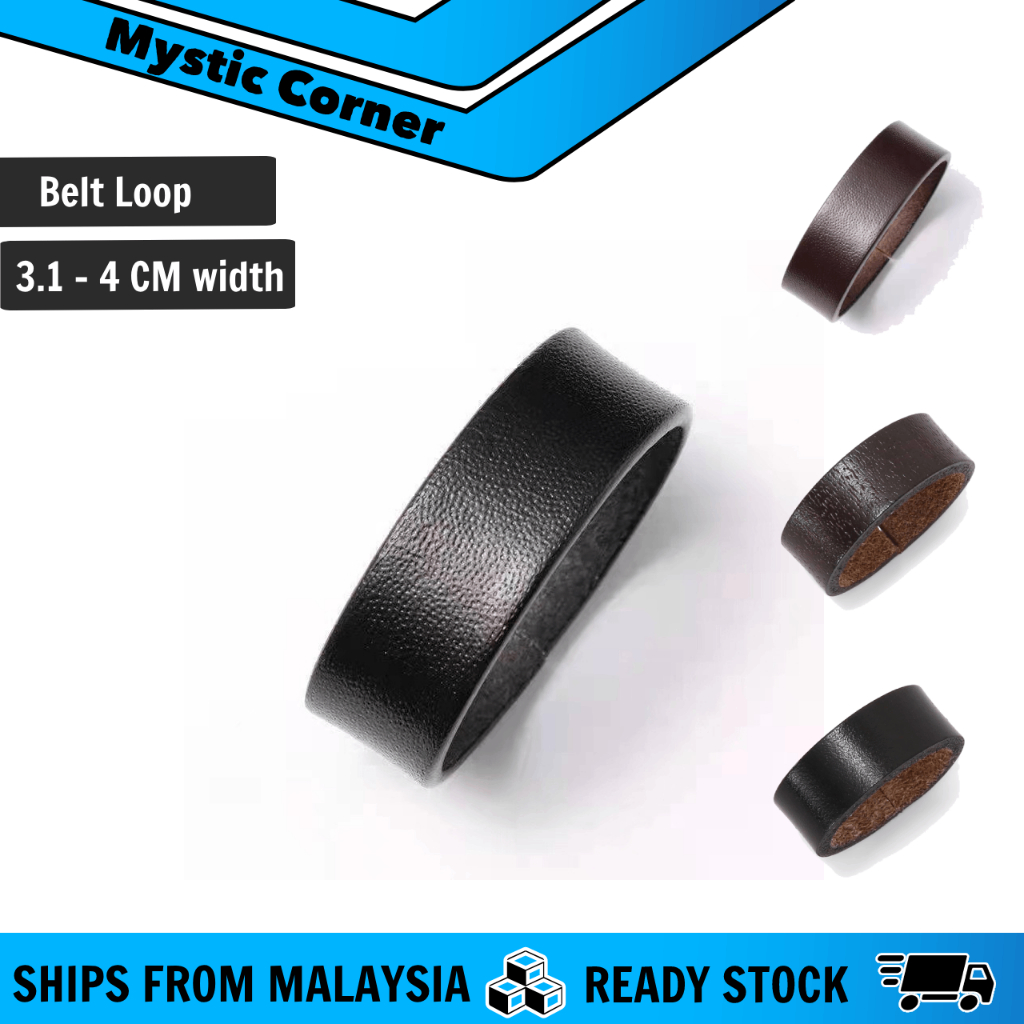 Belt Accessories with Split Leather Belt Loop, Belt Holder Replacement ...