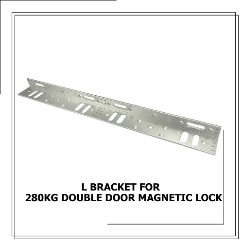 High Strength Aluminum Silver L Bracket For Magnetic Lock For 280KG ...