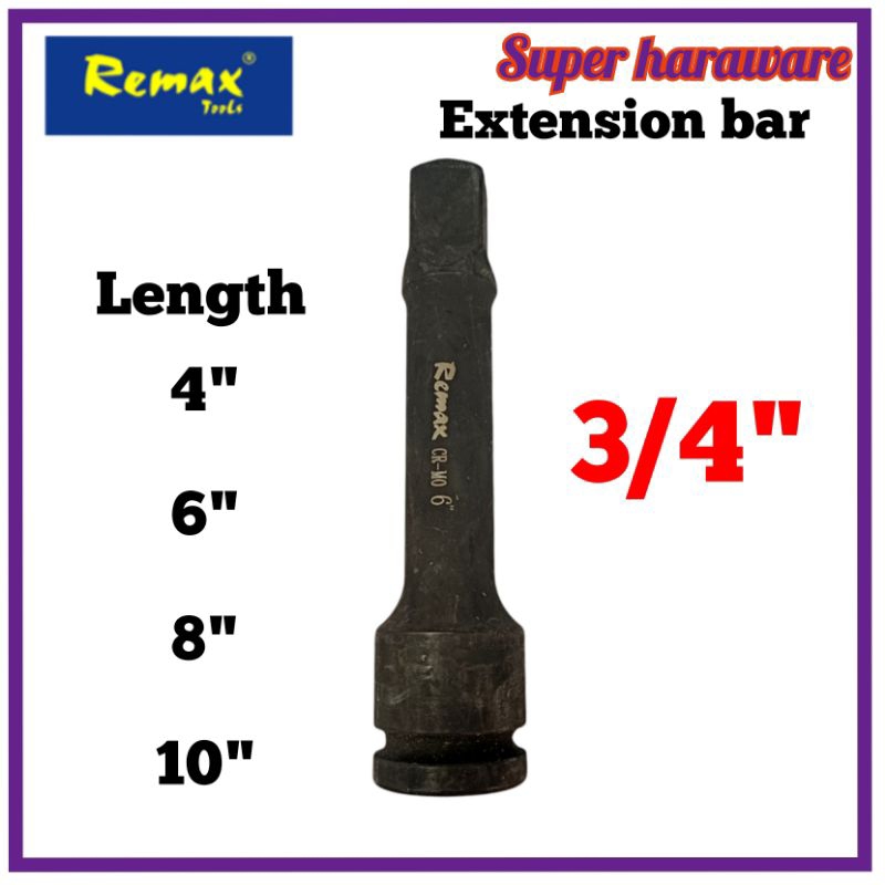 3/8-Inch Drive Impact Extension Bar Set | 3 Piece Socket Extensions 3