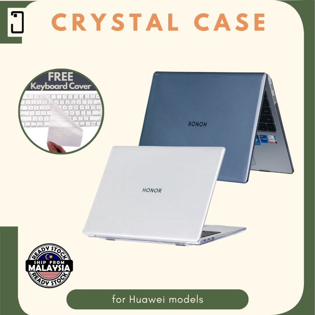 CRYSTAL Laptop Notebook Case for Honor MagicBook 14 14S X14 15 X15 ...