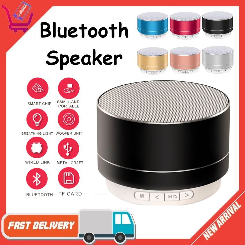 Mini Bluetooth Speaker Extra Bass Hi-Res Audio Stereo Wireless Speakers ...