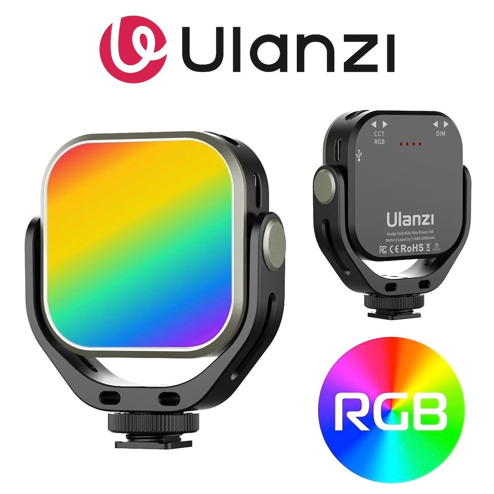 Ulanzi VIJIM VL66 RGB 360 ° Rotatable LED Video Light in Bangladesh