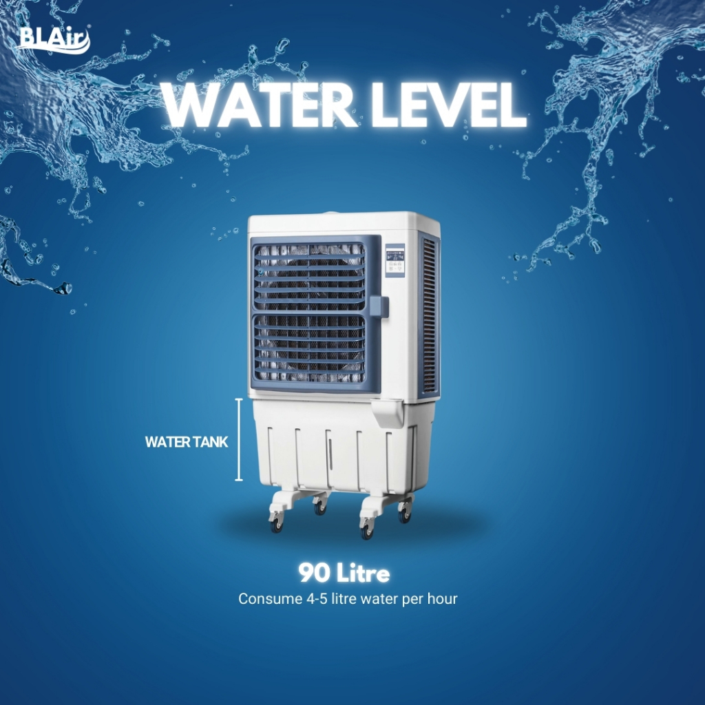 BLAir [PREORDER] BLM90E 9000m3/H 90L Water Tank With Remote Control
