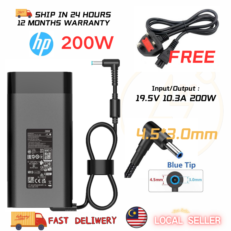 hp 200W 19.5V 10.3A 4.5*3.0mm charger for HP ZBook 15 15u 17 G3 G4 G5