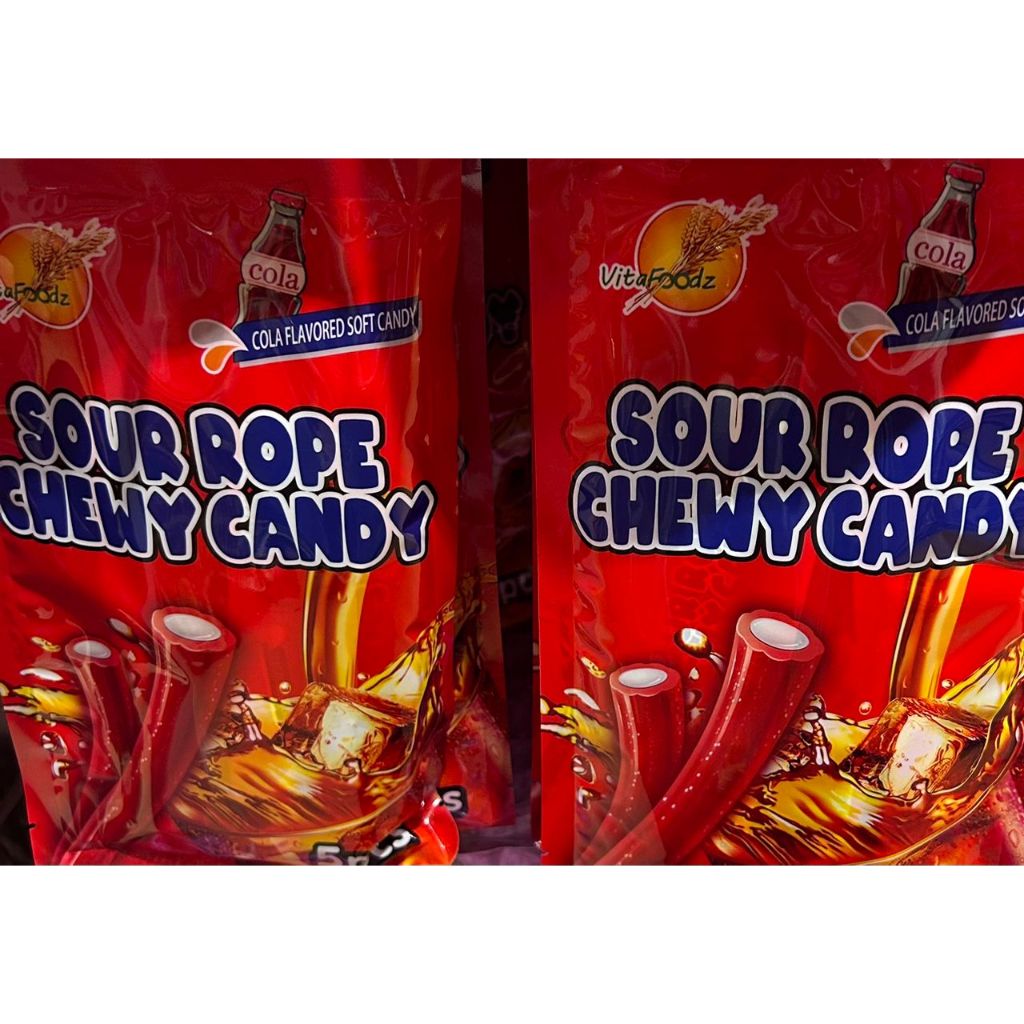 [HALAL] VitaFoodz Sour Rope Chewy Candy 5pcs/packet | Shopee Malaysia