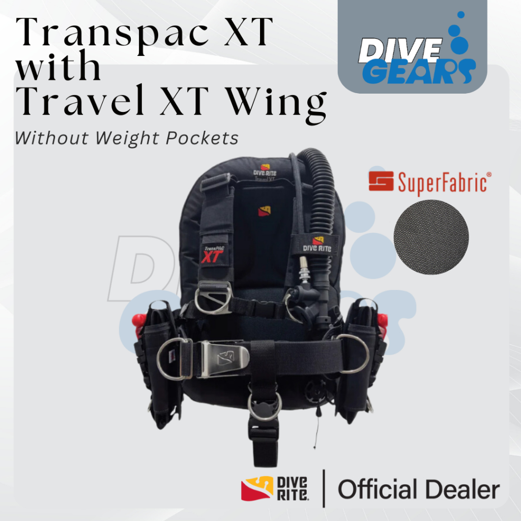 Dive Rite BCD Transpac XT /Transplate XT with Travel XT Wing ...