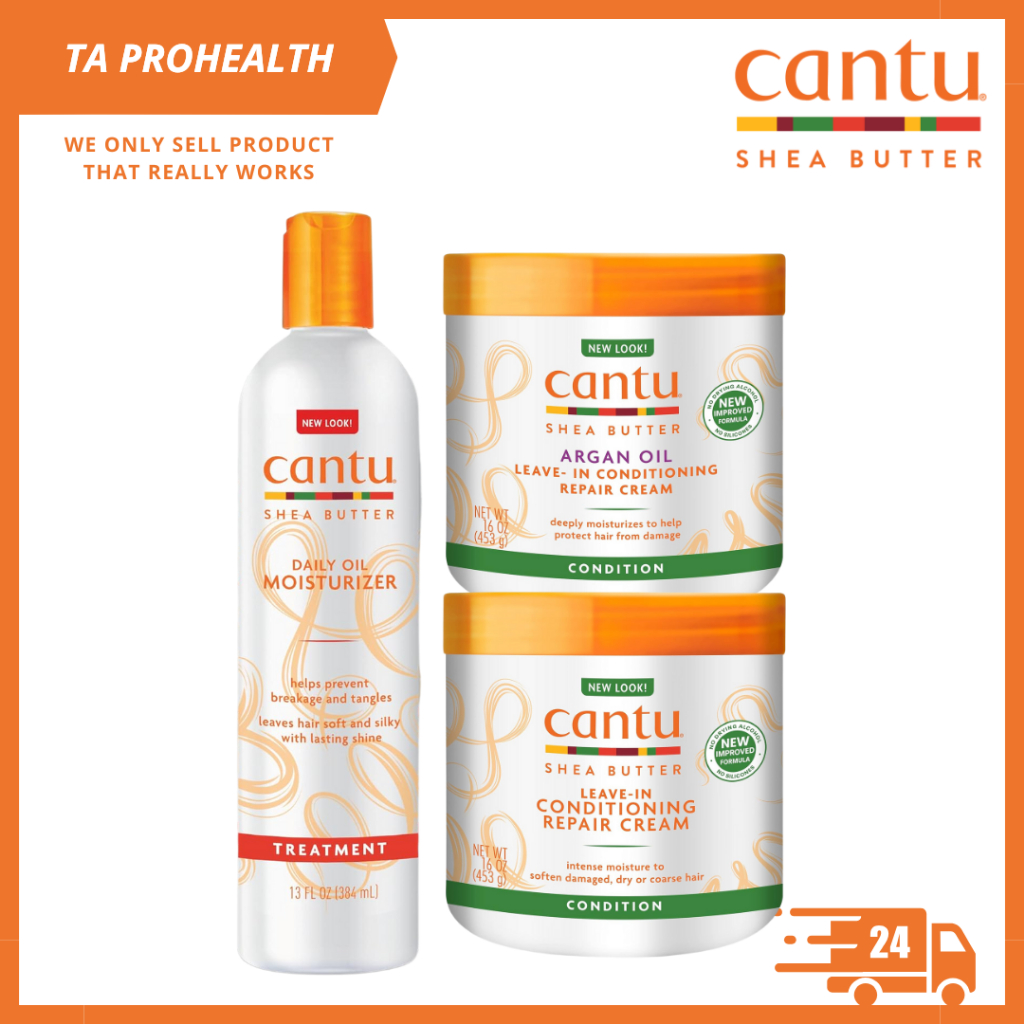 Cantu Shea Butter LeaveIn Conditioning Repair Cream / Argan Oil Leave