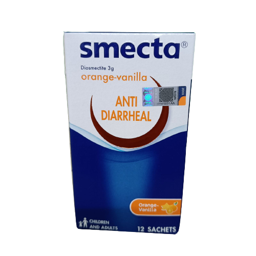 SMECTA Orange Vanilla 3G X 12 SACHETS -Antidiarrhoeal (EXP: 11/2026 ...