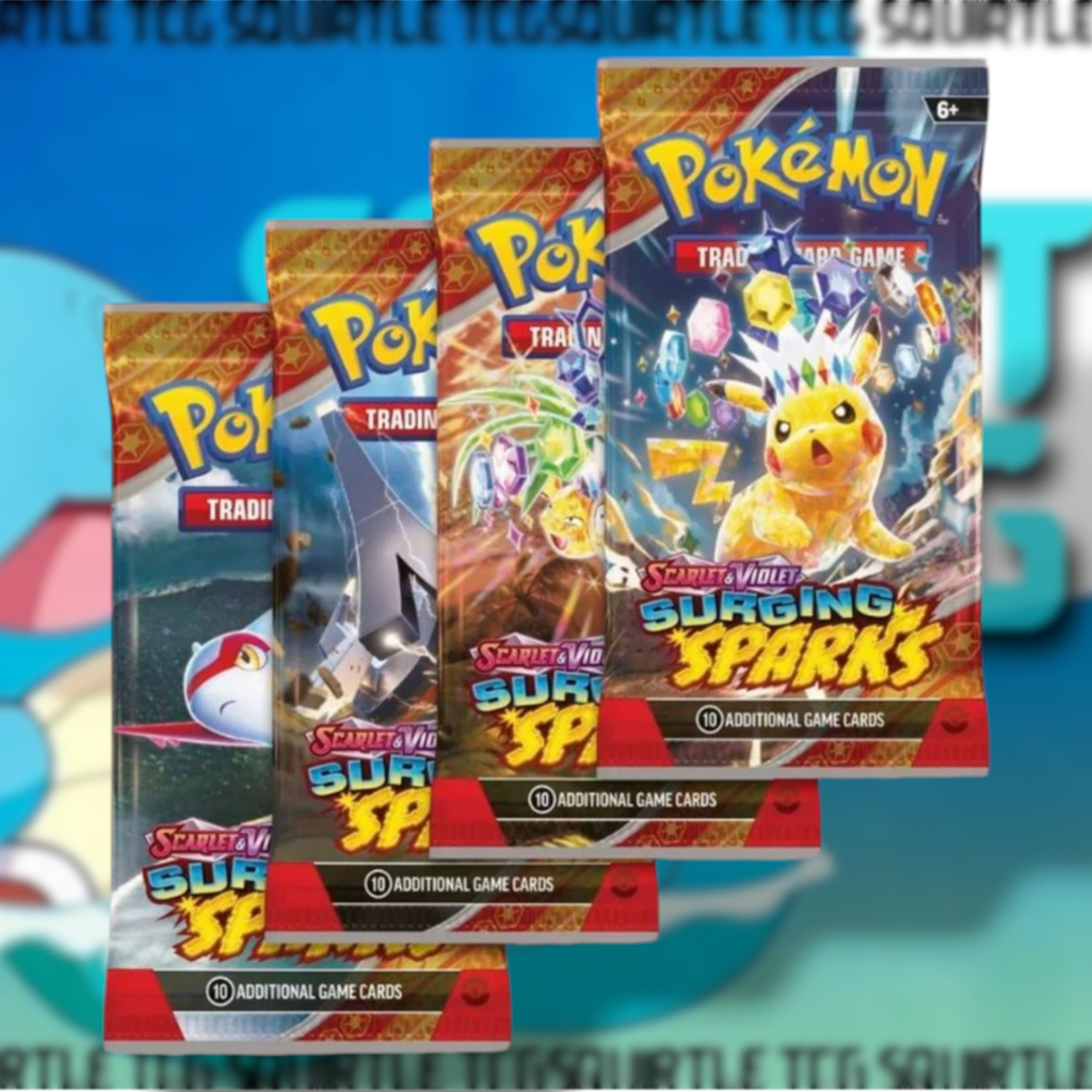 [ Live RIP ] 1x Pokemon Surging Sparks Booster Pack English Version ...