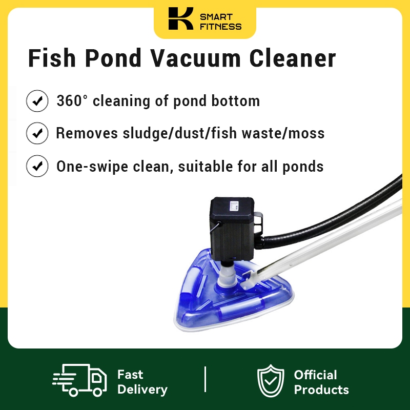 Koi Fish Pond Vacuum Cleaner, Swimming Pool Bottom Cleaner, Underwater