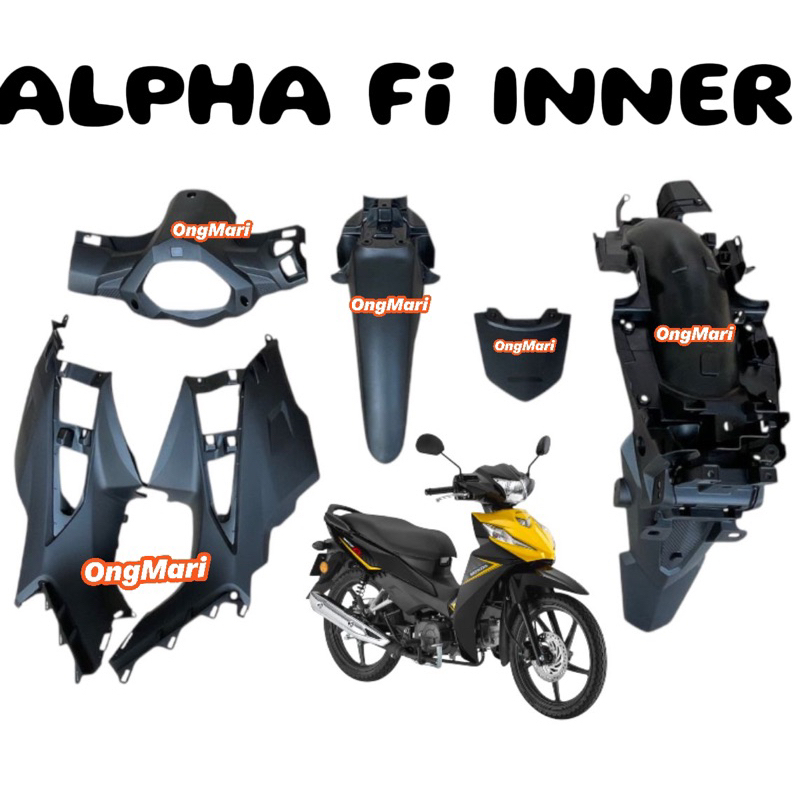 Honda ALPHA FI ALPHAFI Inner Cover Kaver Center Tank Front Fender Rear ...