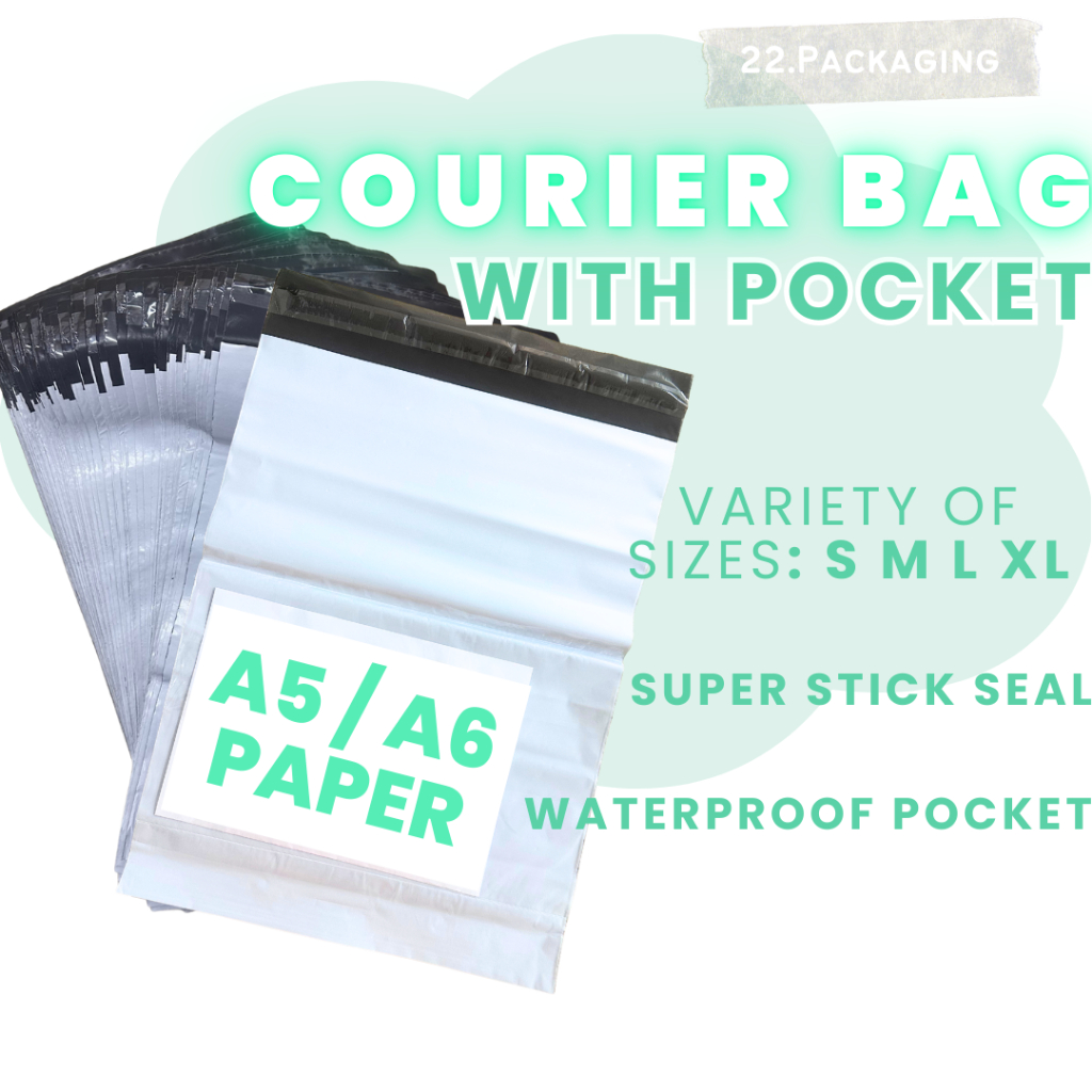 Courier Bag With Pocket Parcel Bag Courier Bag Flyer Plastic Packaging ...