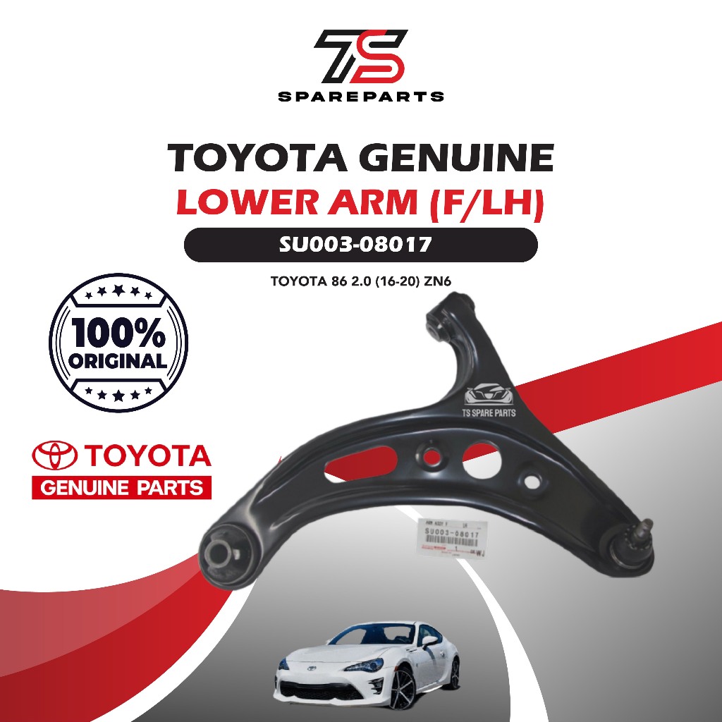 Toyota Lower Arm (F/LH) SU003-08017/10056 Toyota 86 ZN6/ZN8,Subaru BRZ ...