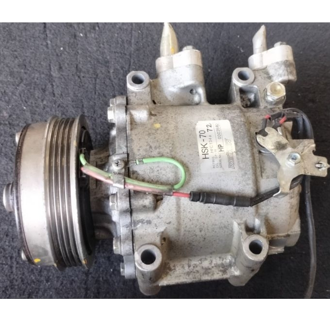 HONDA INSIGHT AIRCOND COMPRESSOR HSK-70 ( 72 / 8H ) PULLEY 4PK USED ...