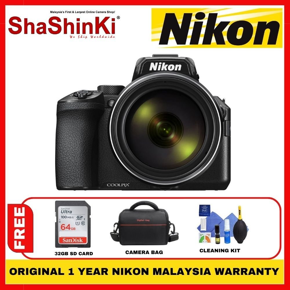 Nikon COOLPIX P950 Digital Camera (Free 64GB Ultra Card + Camera Bag ...