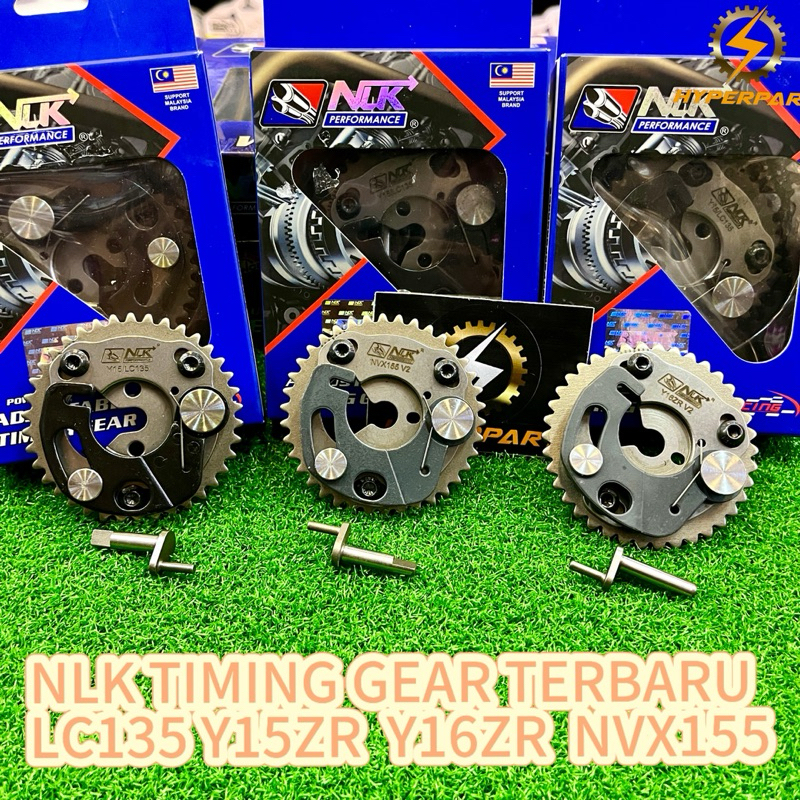 NLK PERFORMANCE ADJUSTABLE TIMING GEAR Y15 LC135 Y16 NVX | Shopee Malaysia