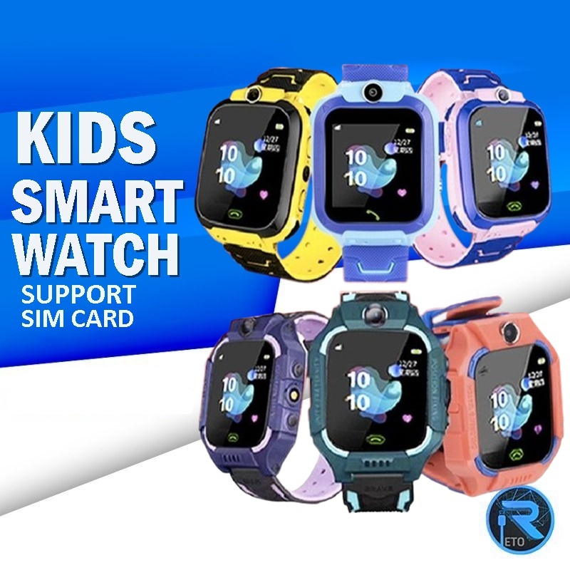 FREE WATCH FILM Q12 Q19 Kids Smartwatch With Camera Anti Lost Kids Smart Watch Waterproof Jam Pintar Kanak Kanak Shopee Malaysia