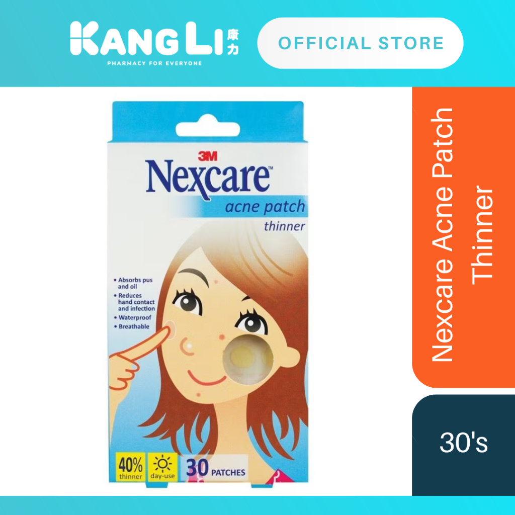 Nexcare Acne Patch Thinner 30's | Shopee Malaysia