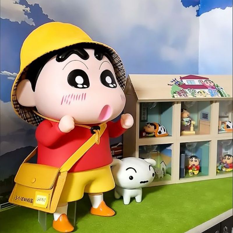 Cartoon Piggy Bank蜡笔小新手办大号存钱罐萌趣造型手办桌面摆件 | Shopee Malaysia