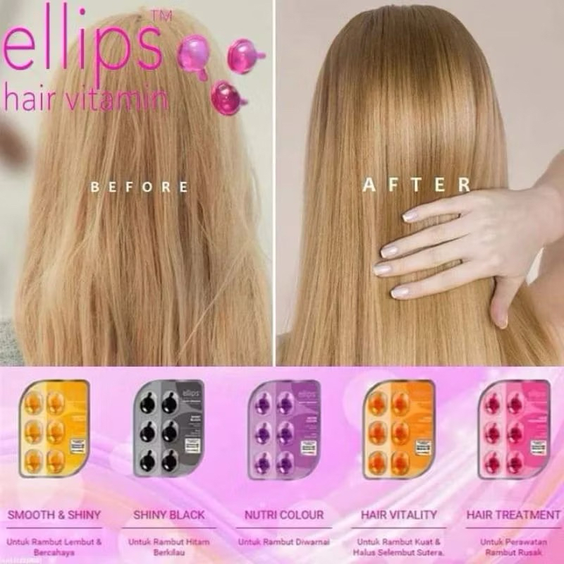 ELLIPS HAIR VITAMIN OIL SACHET ( READY STOCK ) | Shopee Malaysia