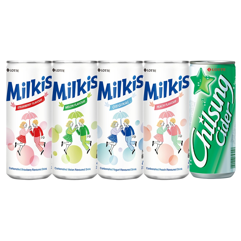 Lotte Milkis & Chilsung (250ml x 30 cans/1 Carton) | Shopee Malaysia