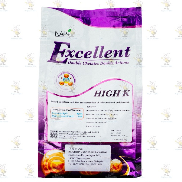 Excellent High K 高K榴莲叶面肥 - 1kg【BRIGHTONMAX OFFICIAL】High Potassium ...