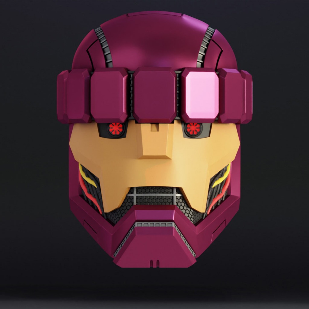 Sentinel - Marvel Cosplay STL Files Helmet 3D Print Wearable | Shopee ...